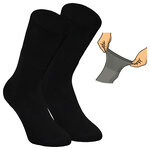 Diabetiker Venensocken dick Baumwolle Ultraflex schwarz - 1
