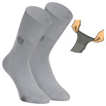 Diabetiker Venensocken dünn Baumwolle Ultraflex hellgrau - 1