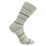 Herren Socken Bio-Baumwolle Streifen Muster beige Apollo - 41