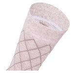 Herren Socken Bio-Baumwolle Streifen Muster beige Apollo - 26