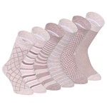 Herren Socken Bio-Baumwolle Streifen Muster beige Apollo - 1
