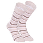 Herren Socken Bio-Baumwolle Streifen Muster beige Apollo - 11