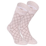Herren Socken Bio-Baumwolle Streifen Muster beige Apollo - 32