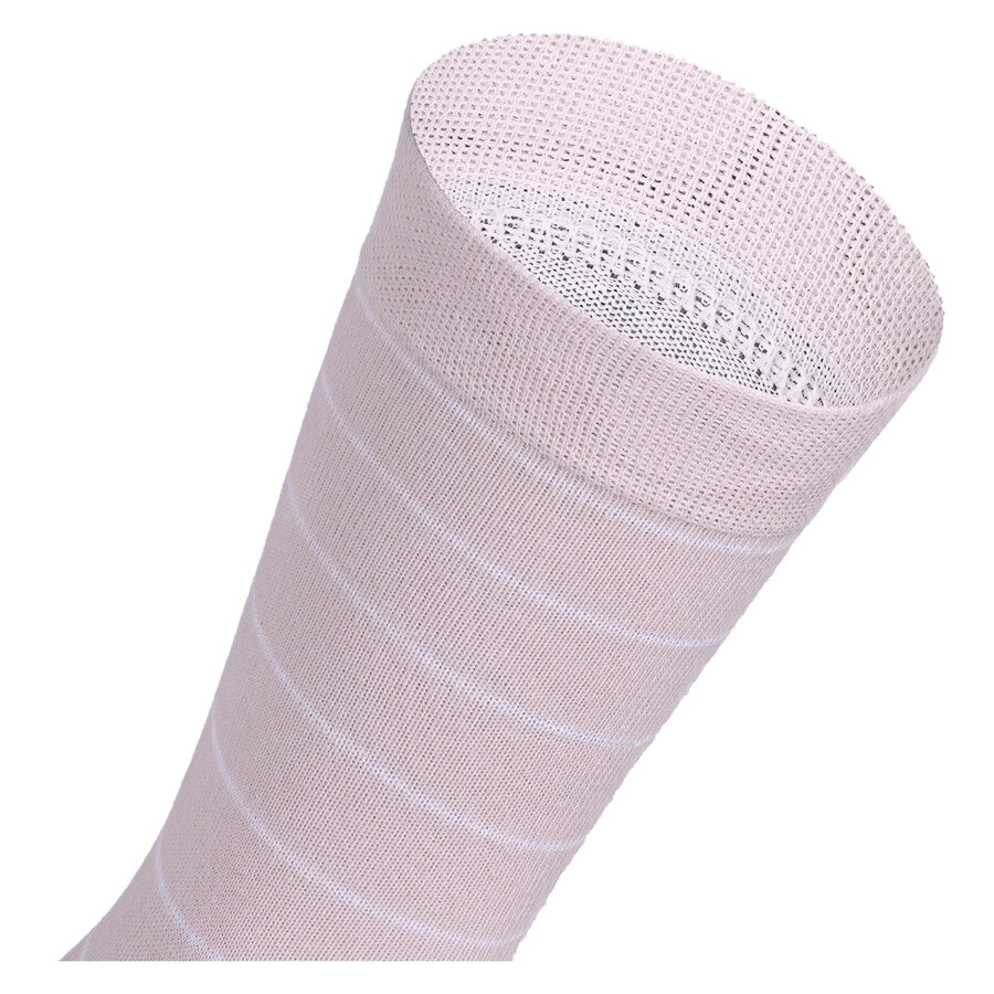 Damen Socken Baumwolle Apollo Muster Ringel Herzen Sterne beige-altrosa-mix - 28
