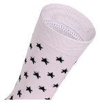 Damen Socken Bio-Baumwolle Apollo Muster Ringel Herzen Sterne beige-altrosa-mix - 29
