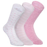 Damen Socken Bio-Baumwolle Apollo Muster Ringel Herzen Sterne beige-altrosa-mix - 20