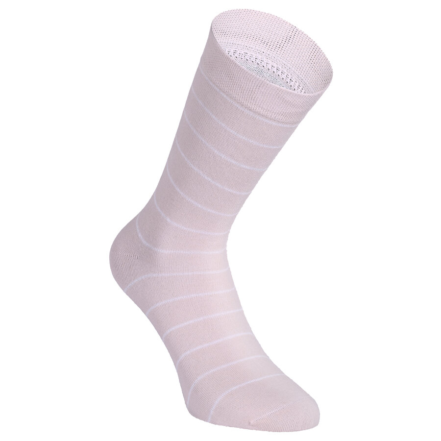 Damen Socken Baumwolle Apollo Muster Ringel Herzen Sterne beige-altrosa-mix - 21