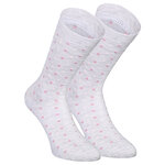 Damen Socken Bio-Baumwolle Apollo Muster Ringel Herzen Sterne beige-altrosa-mix - 23