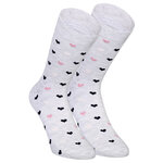 Damen Socken Bio-Baumwolle Apollo Muster Ringel Herzen Sterne beige-altrosa-mix - 10