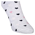 Damen Socken Bio-Baumwolle Apollo Muster Ringel Herzen Sterne beige-altrosa-mix - 38