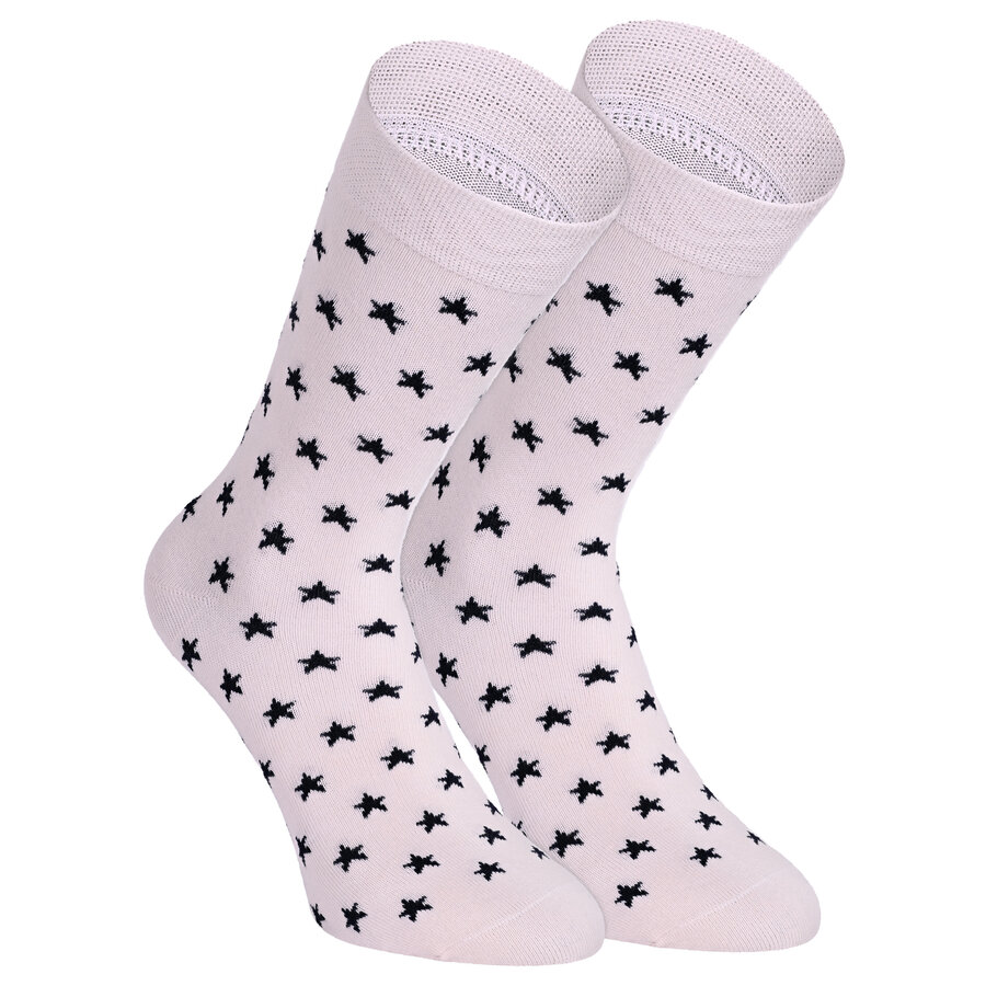 Damen Socken Baumwolle Apollo Muster Ringel Herzen Sterne beige-altrosa-mix - 11