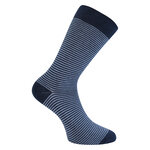 Herren Socken Bio Baumwolle Linien Muster blau-marine-mix Apollo - 45