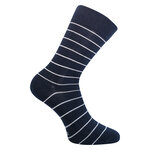 Herren Socken Bio Baumwolle Linien Muster blau-marine-mix Apollo - 43
