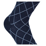 Herren Socken Bio Baumwolle Linien Muster blau-marine-mix Apollo - 29