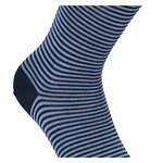 Herren Socken Bio Baumwolle Linien Muster blau-marine-mix Apollo - 7