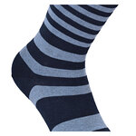 Herren Socken Bio Baumwolle Linien Muster blau-marine-mix Apollo - 6