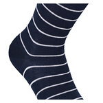 Herren Socken Bio Baumwolle Linien Muster blau-marine-mix Apollo - 30