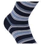 Herren Socken Bio Baumwolle Linien Muster blau-marine-mix Apollo - 19