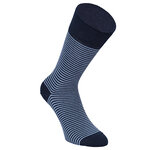 Herren Socken Bio Baumwolle Linien Muster blau-marine-mix Apollo - 9