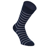 Herren Socken Bio Baumwolle Linien Muster blau-marine-mix Apollo - 32