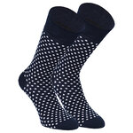 Herren Socken Bio Baumwolle Linien Muster blau-marine-mix Apollo - 22