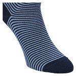 Herren Socken Bio Baumwolle Linien Muster blau-marine-mix Apollo - 25