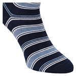 Herren Socken Bio Baumwolle Linien Muster blau-marine-mix Apollo - 14