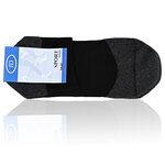 Sport Sneaker Kurzsocken Silberionen Frottee Fußbett Made in Germany schwarz - 2