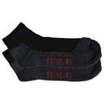 Sport Sneaker Kurzsocken Silberionen Frottee Fußbett Made in Germany schwarz - 4