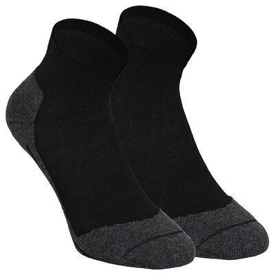 Sport Sneaker Kurzsocken Silberionen Frottee Fußbett Made in Germany schwarz