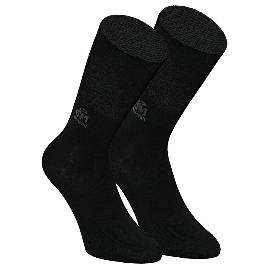 Komfort-Bambussocken DeoMed schwarz - 9