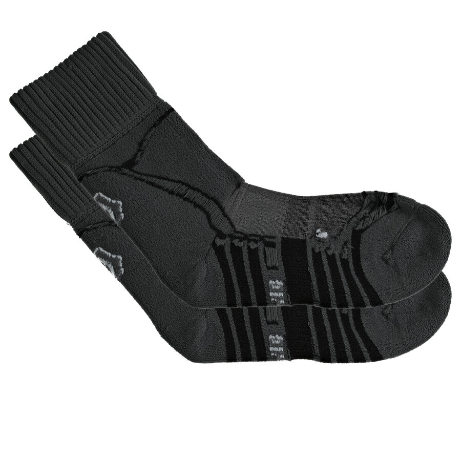 Diabetiker Trekking Wandersocken mit Silber dunkelgrau - 4