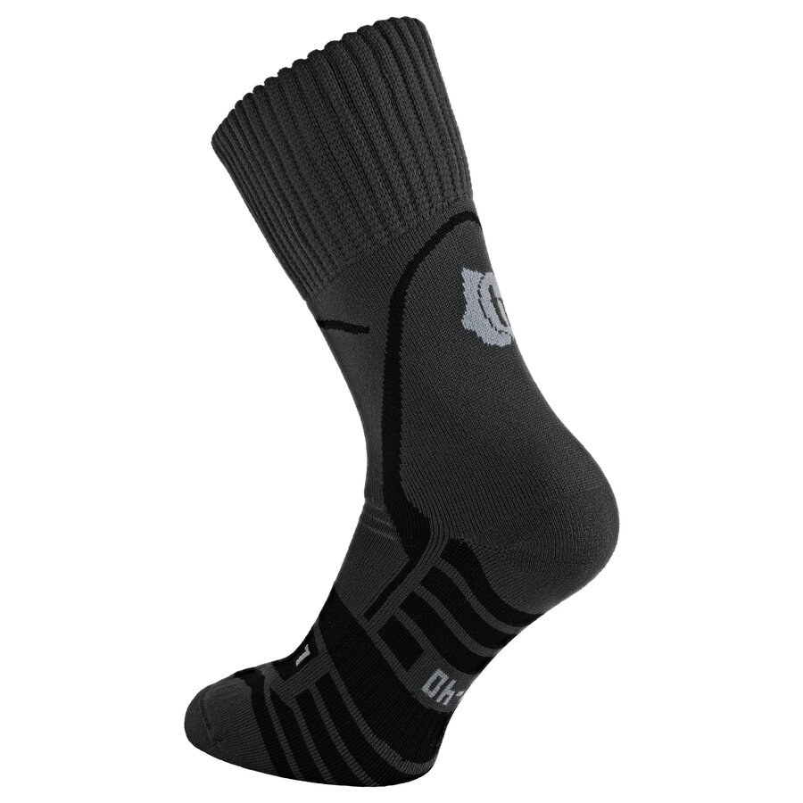 Diabetiker Trekking Wandersocken mit Silber dunkelgrau - 8