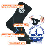 Nordic Walking Kurzsocken Sanitized Deodorant Coolmax schwarz - 2