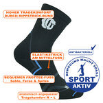 Nordic Walking Kurzsocken Sanitized Deodorant Coolmax schwarz - 8