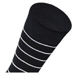 Bio-Baumwolle Socken Streifen Muster schwarz Apollo - 16