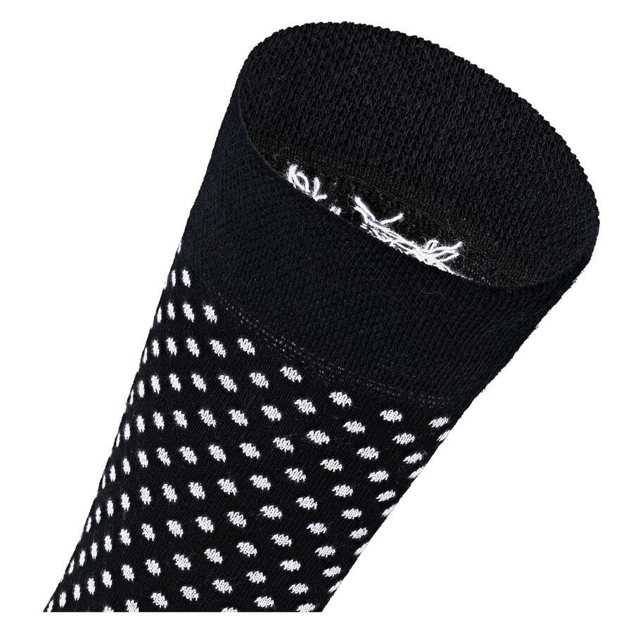 Baumwoll-Socken Streifen Muster schwarz Apollo - 27