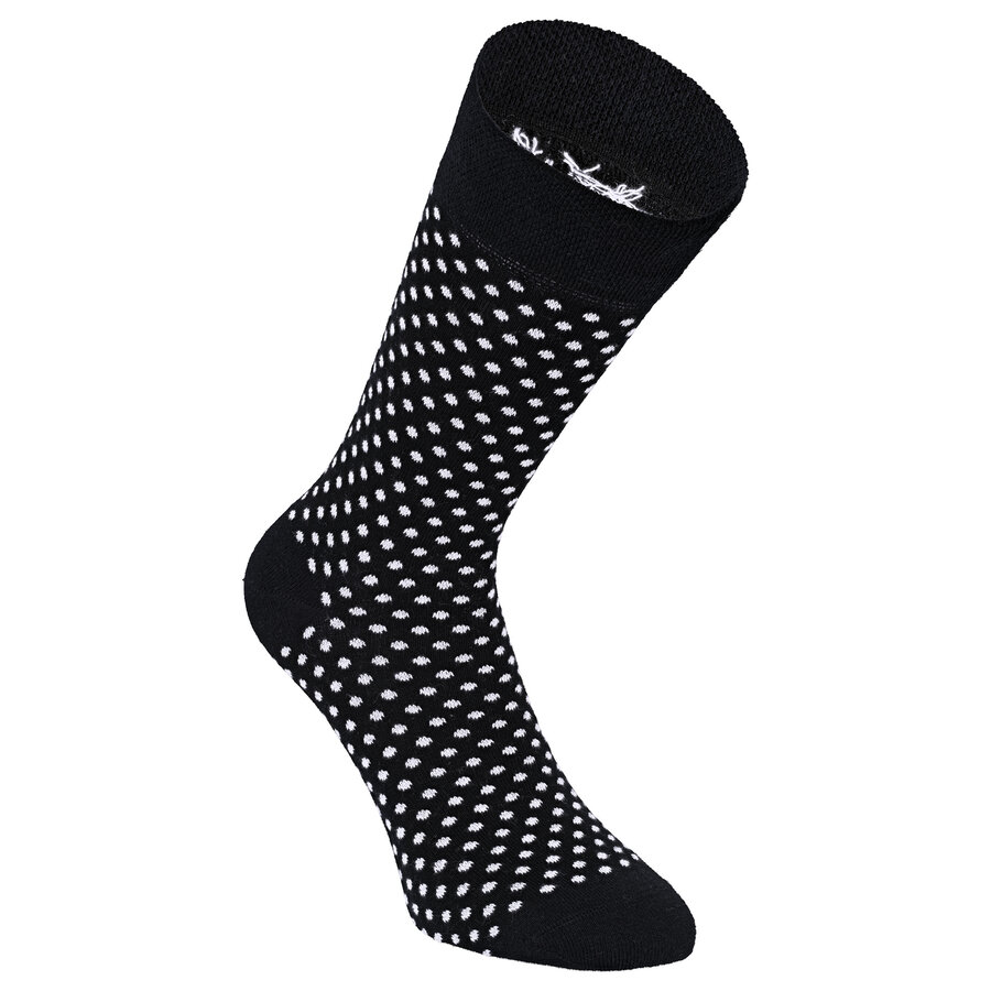 Baumwoll-Socken Streifen Muster schwarz Apollo - 21