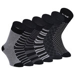 Bio-Baumwolle Socken Streifen Muster schwarz Apollo - 1