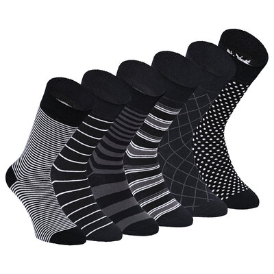 Herren Socken Bio-Baumwolle Apollo Muster Ringel Punkte