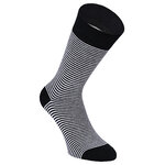 Bio-Baumwolle Socken Streifen Muster schwarz Apollo - 9