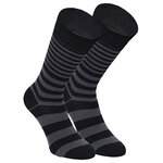 Bio-Baumwolle Socken Streifen Muster schwarz Apollo - 32