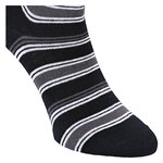 Bio-Baumwolle Socken Streifen Muster schwarz Apollo - 14