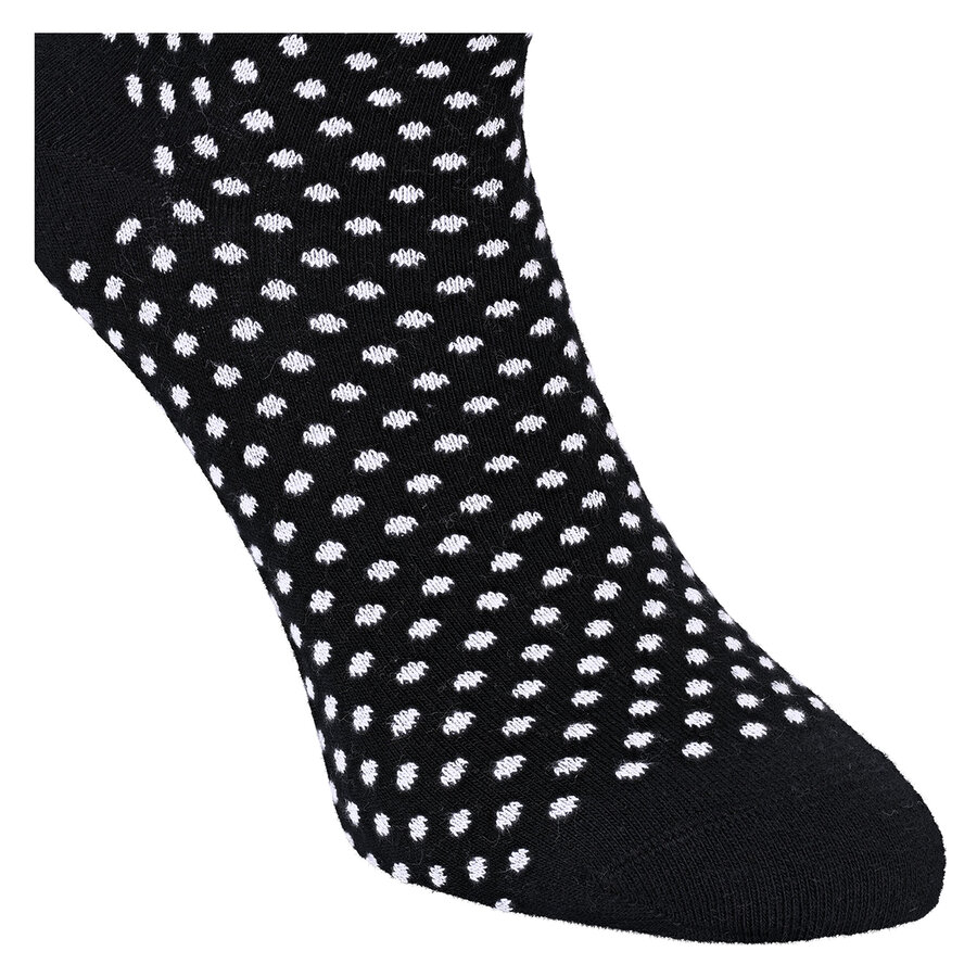 Baumwoll-Socken Streifen Muster schwarz Apollo - 35
