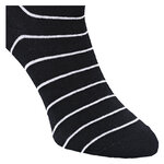Bio-Baumwolle Socken Streifen Muster schwarz Apollo - 24