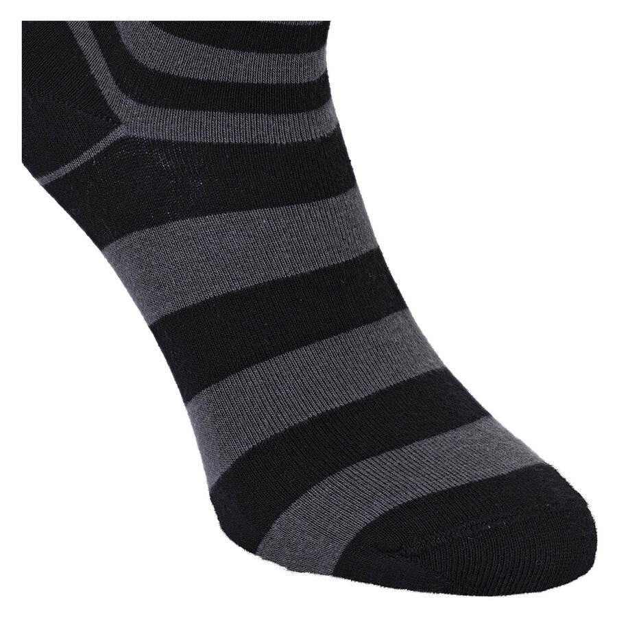 Baumwoll-Socken Streifen Muster schwarz Apollo - 12