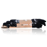 Bio-Baumwolle Socken Streifen Muster schwarz Apollo - 34