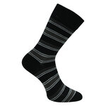 Bio-Baumwolle Socken Streifen Muster schwarz Apollo - 39