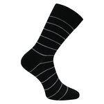 Bio-Baumwolle Socken Streifen Muster schwarz Apollo - 38