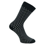 Bio-Baumwolle Socken Streifen Muster schwarz Apollo - 44